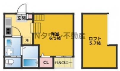 【間取り】 | エスポワール車道 | 間取りです。