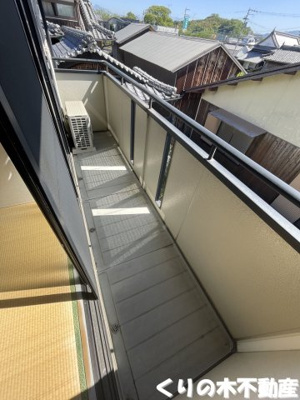 【バルコニー】 | Lumius Higashimura B棟 | 暖かな日差しのふりそそぐバルコニー