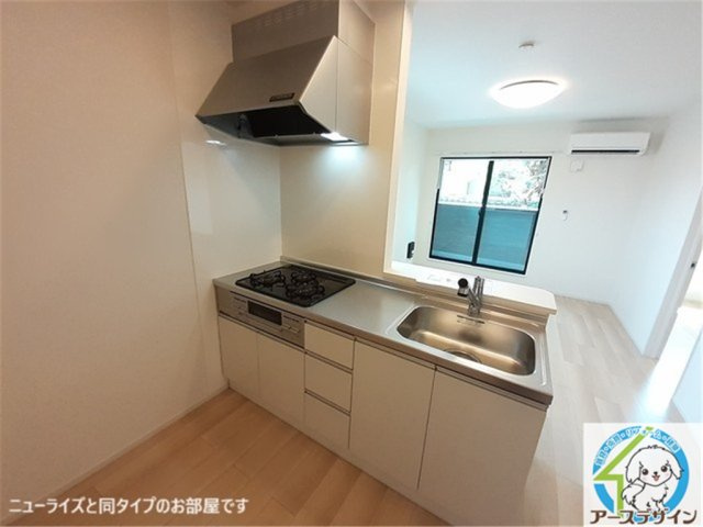 グランフィオーレのキッチン|パース写真