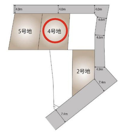 【区画図】 | 児玉郡上里町勅使河原　フェリディアガーデン　新築戸建　全5区画　4号棟