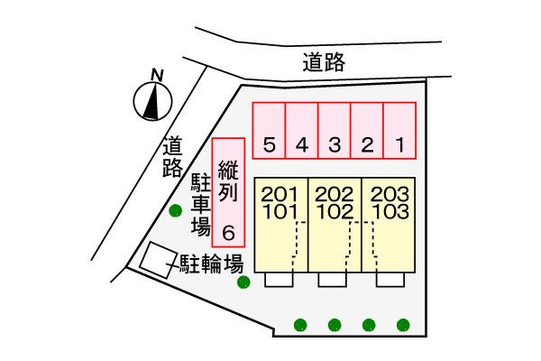 スプリングテラス　　刈谷市の賃貸ならクラスホーム刈谷店の駐車場