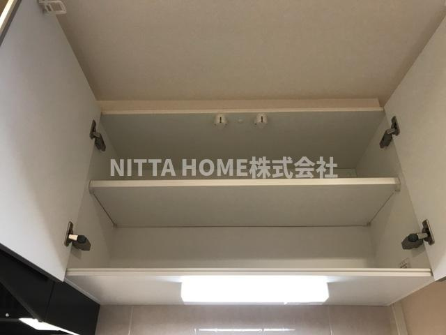 サクラＧ・ＭハイツⅢの収納|キッチン上部の収納です☆彡