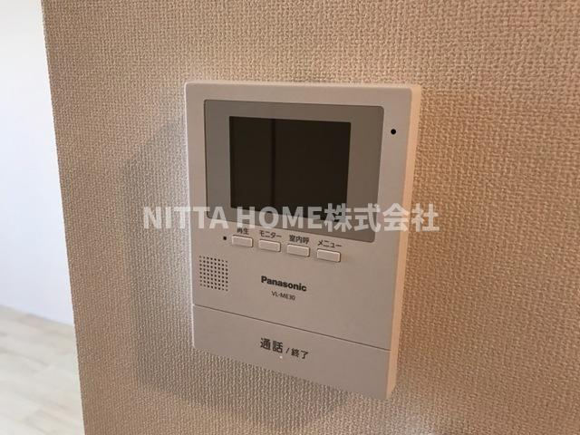 サクラＧ・ＭハイツⅢのセキュリティ|ＴＶ付きインターホン完備で女性の方にも安心です◇