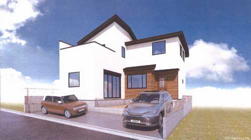 横浜市栄区上之町1期　新築戸建全1棟の外観