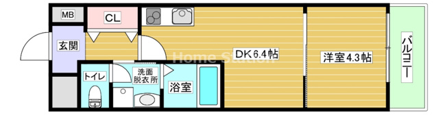 【間取り】 | ラフィール福島