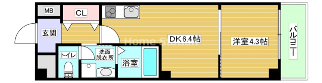 【間取り】 | ラフィール福島