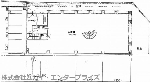 高槻市三島江4丁目　貸倉庫の間取り|185.99㎡