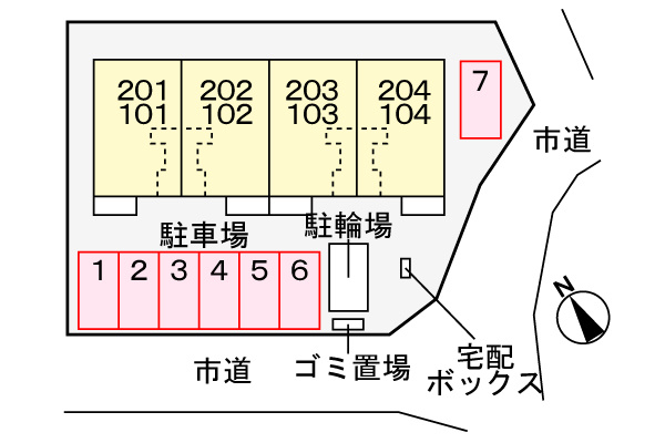 ガーデナーズ　サンの駐車場