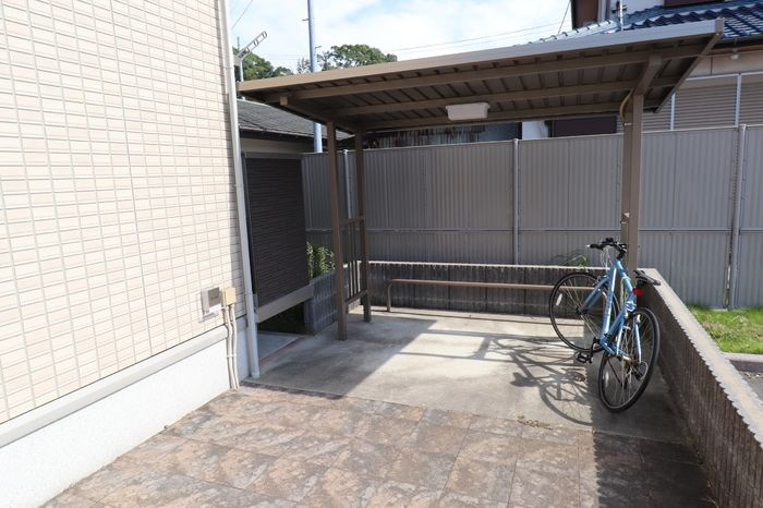 プログレスI　B棟のその他共用部分|駐輪場に自転車も停められます♪