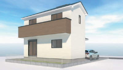 【外観パース】 | 厚木市酒井　新築住宅