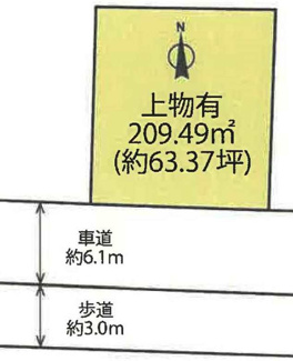 【土地図】 | 大津市日吉台3丁目7-4　売土地