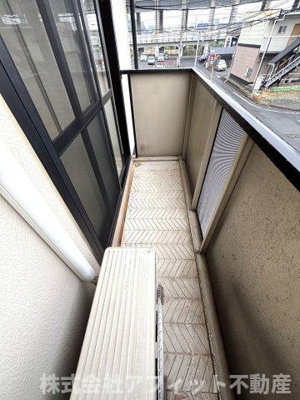 【バルコニー】 | ハイカムール髙橋B棟 | 西向き