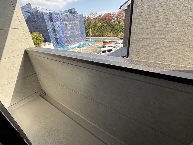 住吉２丁目の新築一戸建て２号棟のバルコニー