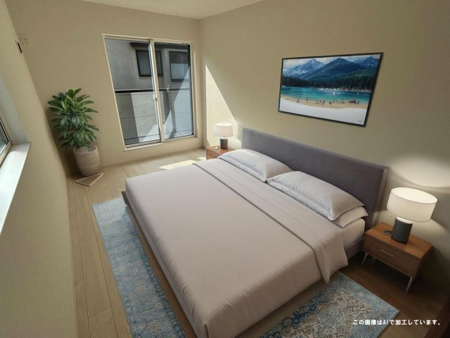 住吉２丁目の新築一戸建て２号棟の寝室