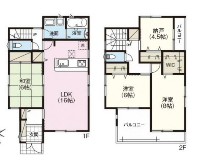 住吉２丁目の新築一戸建て２号棟の外観