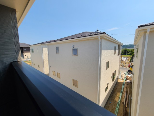 【新築戸建】　いわき市平愛谷町4丁目第1　全7棟の展望|2号棟のインナーバルコニーからの眺望です