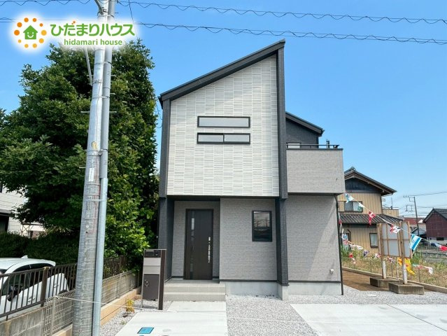 深谷市国済寺　新築一戸建て　ブルーミングガーデン　02の外観|スタイリッシュな外観(^^)/