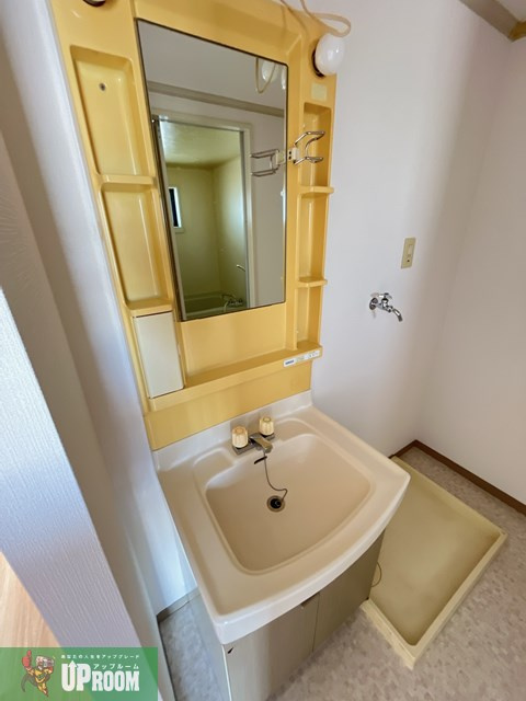 小牧市大字西之島のアパートの洗面所