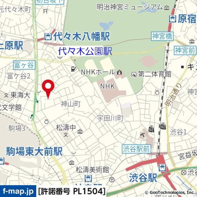 【地図】 | ＪＬＢグランエクリュ松濤
