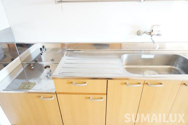 熊本市北区鶴羽田１丁目の賃貸マンションのキッチン