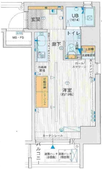 レオンコンフォート弁天町の間取り