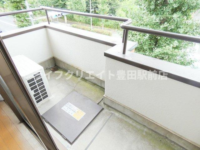 阿川マンションのバルコニー