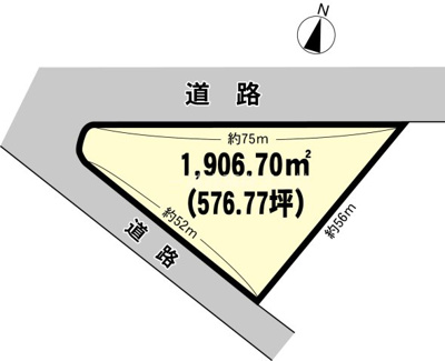 【区画図】 | 粕毛O貸地