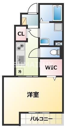 熊本市東区神園１丁目のアパートの間取り