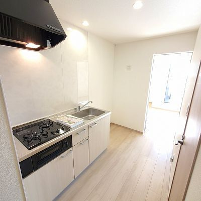熊本市東区神園１丁目のアパートのキッチン