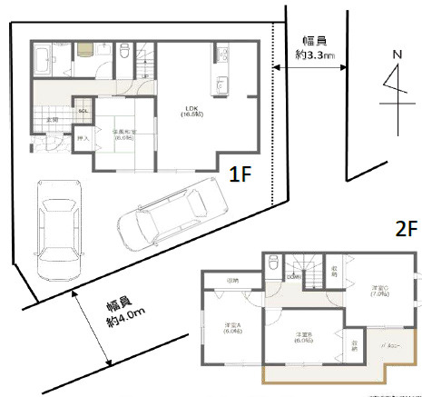 高砂市梅井2丁目　中古戸建の間取り|4LDKです。