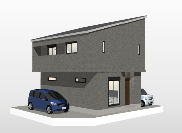 富田町５丁目　Ａプラン　建築条件付き土地の外観パース|【イメージパース】
ご予約いただけましたらお仕事終わりの遅い時間などお客様のご都合に合わせてご対応させていただきますのでお気軽にお問合せ下さい！