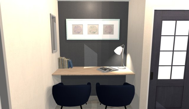 南庄所町　プランA　建築条件付き土地の完成予想図|【イメージパース】