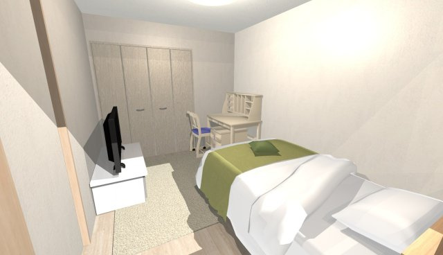 南庄所町　プランA　建築条件付き土地の完成予想図|【イメージパース】