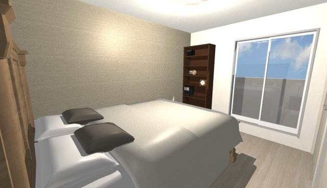 南庄所町　プランA　建築条件付き土地の完成予想図|【イメージパース】