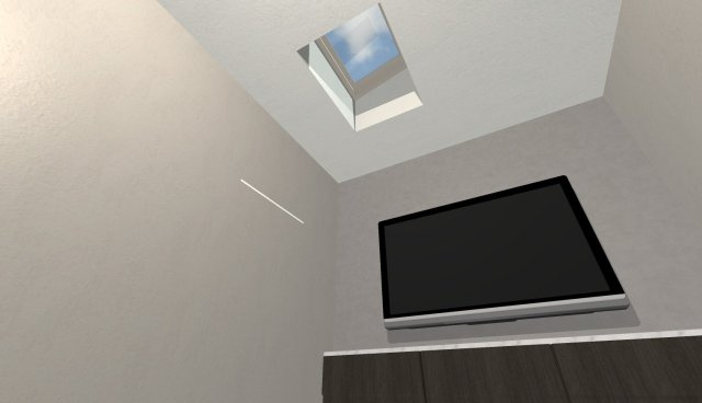 日向町　Ａプラン　建築条件付き土地の完成予想図|【イメージパース】