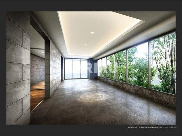 ArtizA京橋WESTのロビー