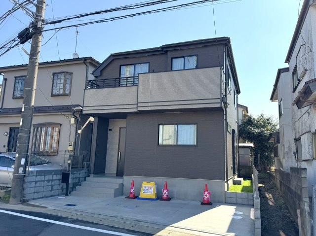 市川市稲越１丁目新築戸建の外観|完成済み内覧可能です！！