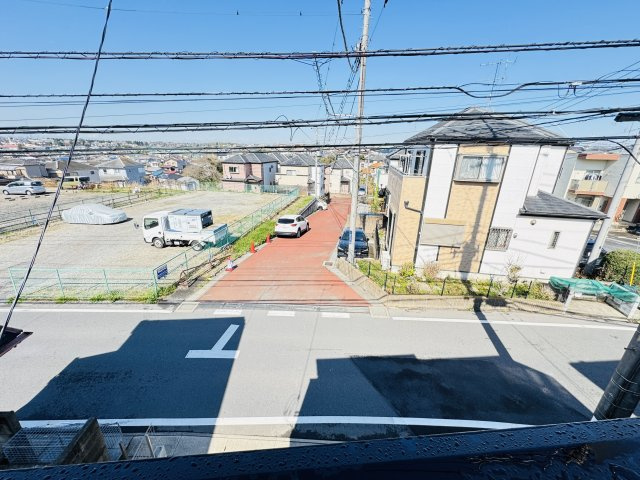 市川市稲越１丁目新築戸建の展望|バルコニーより道路側眺望