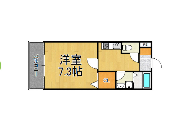 ジーメゾン大物の間取り