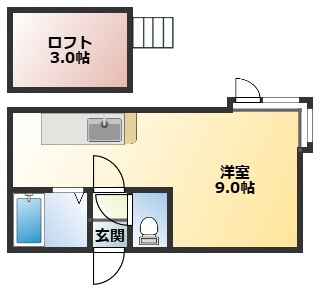 【間取り】 | 【CP対象】ライフステージ学園南Ⅰ | 間取りです
