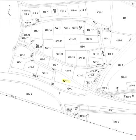 島田市中河町売土地の地図