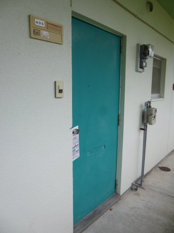 木の丸グリーンハイツの玄関