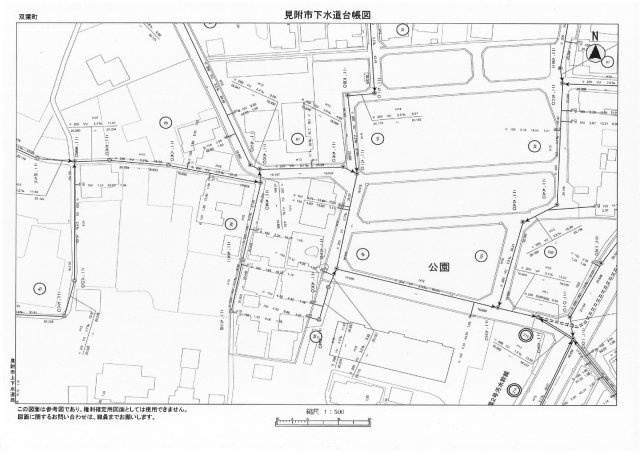 見附市双葉町14-4　売土地の地図