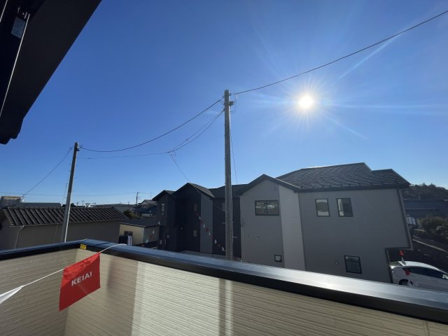 新築戸建・新築建売　いわき市平中神谷１期　Erdeのバルコニー