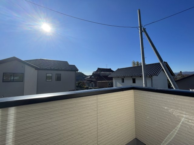 新築戸建・新築建売　いわき市平中神谷１期　Erdeのバルコニー