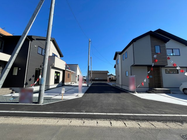 新築戸建・新築建売　いわき市平中神谷１期　Erdeの前面道路含む現地写真