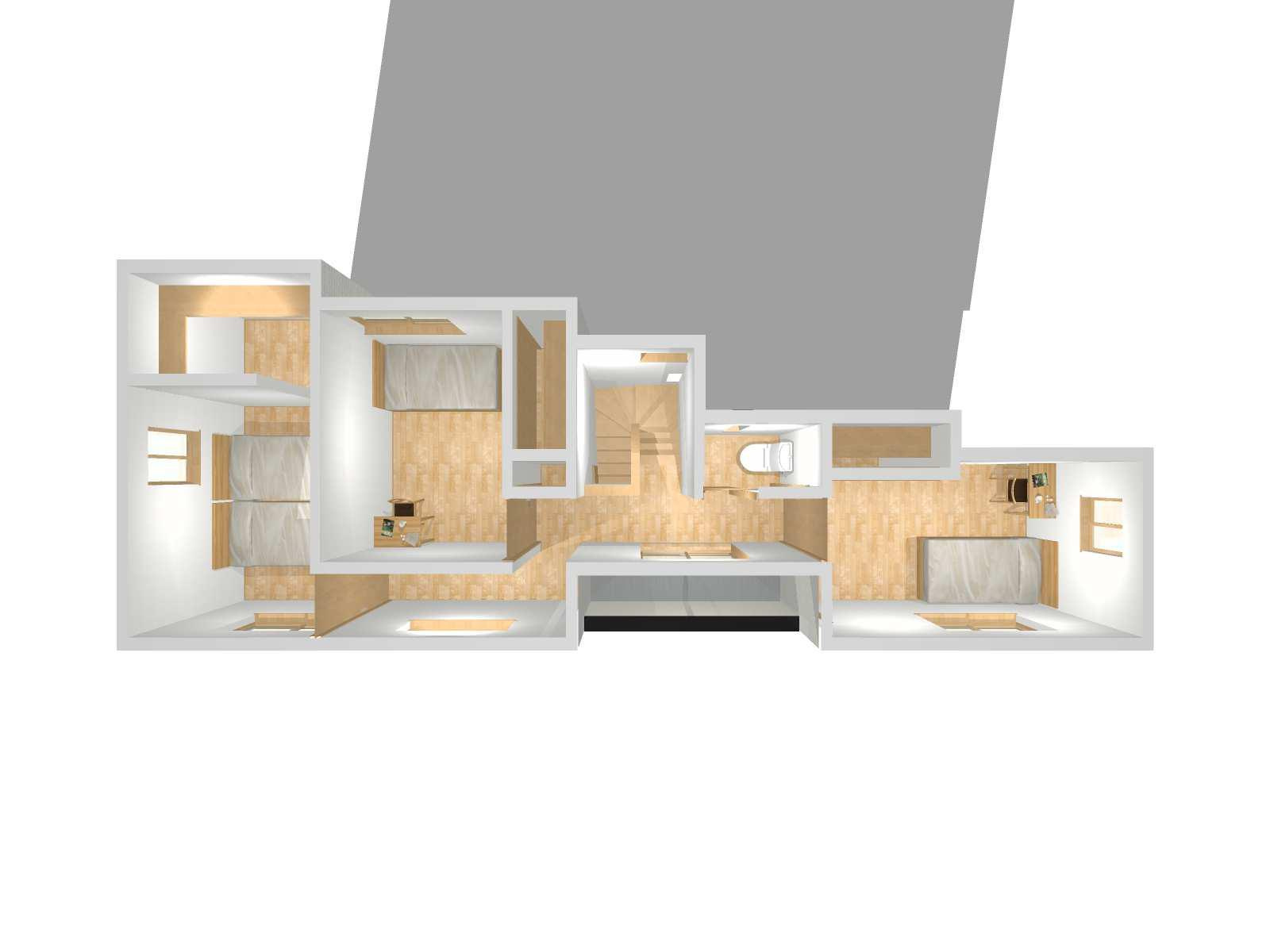 明石市大久保町大久保町　宅地の完成予想図|2階俯瞰図