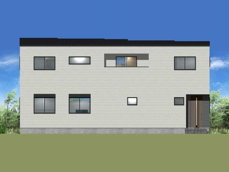 明石市大久保町大久保町　宅地の外観パース|南立面図