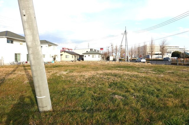 前橋市六供町　売地の外観|西から東方向