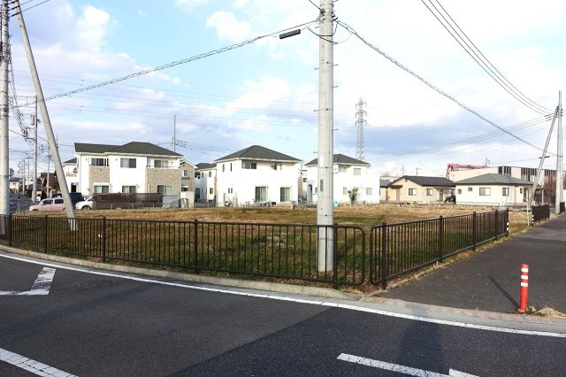 前橋市六供町　売地の外観|南西から北東方向